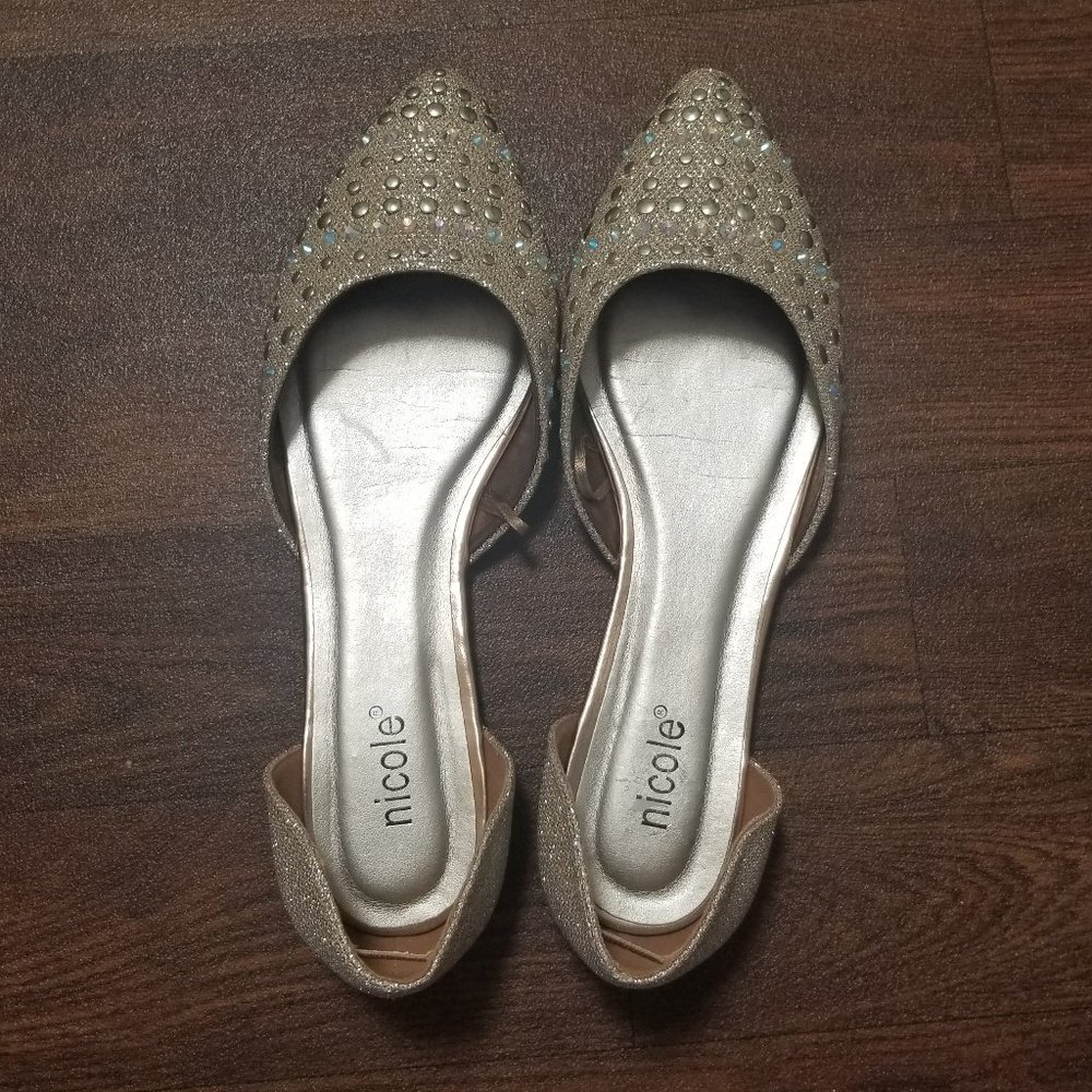 Women's Pointed Toe Flat Shoes - Picture 2 of 12